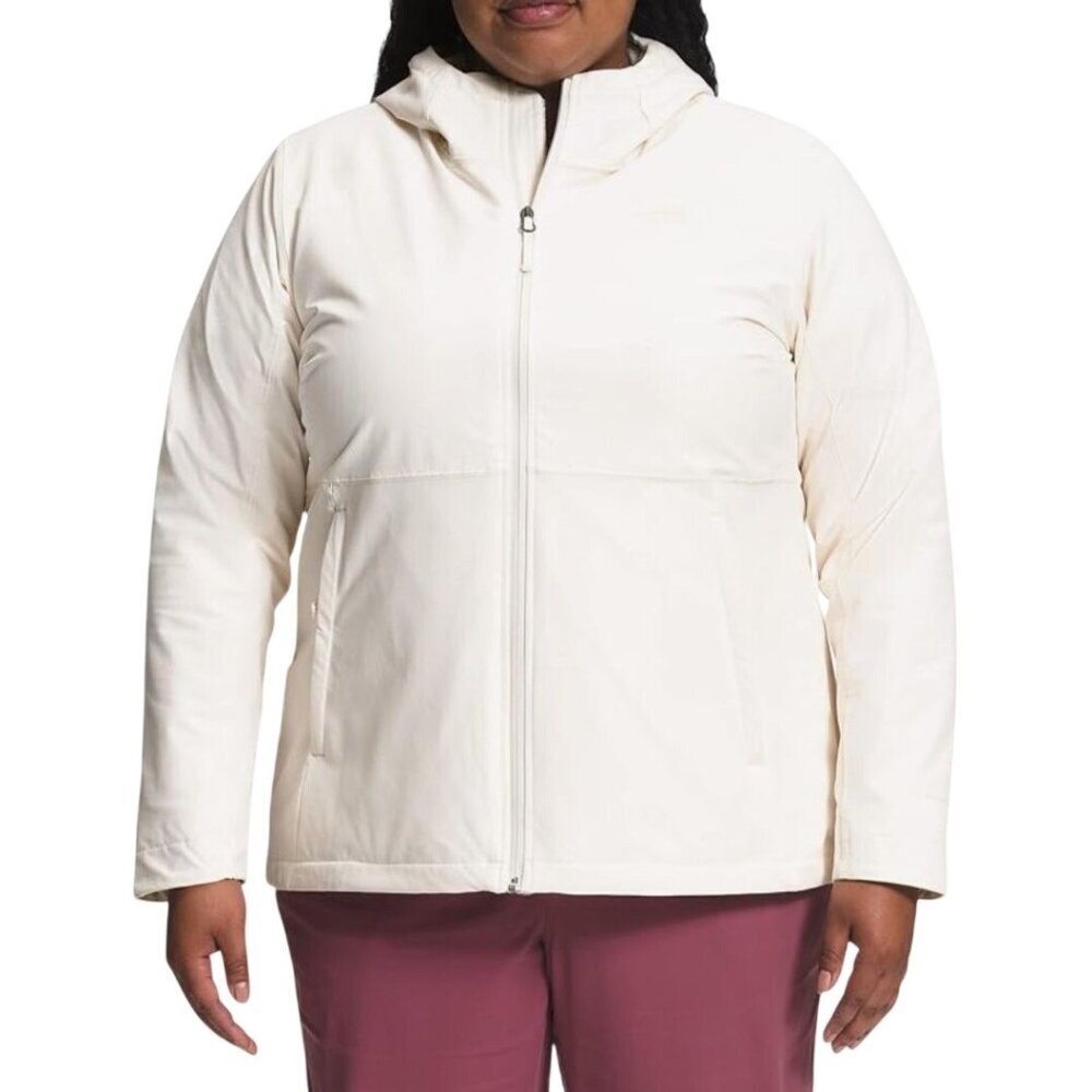 The North Face NWOT Shelbe Raschel Fleece Hooded Jacket Gardenia White Size 3X